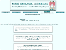 Tablet Screenshot of norfolkhousesitters.co.uk